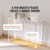 VEVOR Acrylic Console Table, Clear Acrylic End Table, Transparent Acrylic Side Table 37.95x15x29.13 inch, for Foyer, Living Room, Dining Room - 3 of 4
