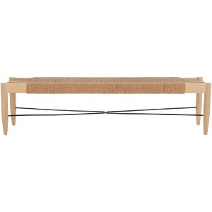 Arcana Jute Bench - BCH1002 - Safavieh - 1 of 4