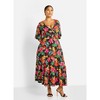 Rebdolls Women's Felina Floral Print Skater Maxi Dress - 2 of 4