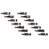 vidaXL Wall-mounted Wine Rack for 7 Bottles 2 pcs White Metal - 3 of 4