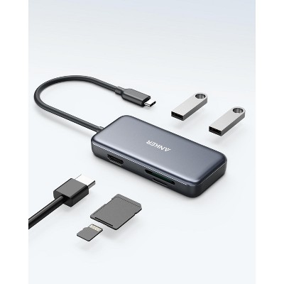 Anker PowerExpand 5-in-1 USB-C Media Hub - Gray