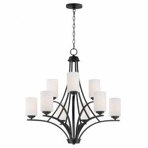 Maxim Lighting Deven 9 - Light Chandelier in  Black - 1 of 3