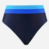 Women's Contrast Trim High Waisted Bikini Bottoms Swimsuit - Cupshe - 4 of 4