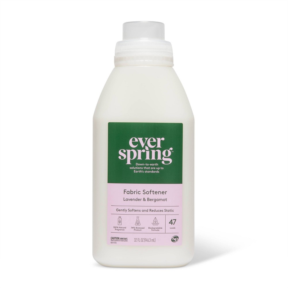 Fabric Softener Lavender & Bergamot 32 fl oz Everspring