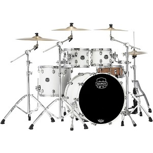Mapex Saturn Rock 4-Piece Shell Pack With 22" Bass Drum Satin White - 1 of 3