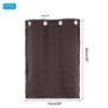 Unique Bargains Short Tier Small Grommet Short Cabinet Blackout Drapes 2 Pcs - 2 of 4