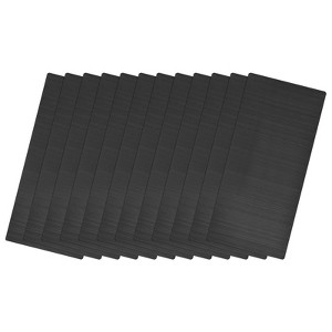Unique Bargains Stainless Steel DIY Laser Printing Office Engraving Blank Card 12 Pcs - 1 of 4