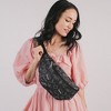 Friends Television Show Bag, Fanny Pack, Friends Icons Scattered Black White, Canvas - 4 of 4