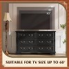 GALAXHERO 51.97'' Wide 6-Drawer Chest with Metal Handles, TV Stand for 60 Inch TV, Farmhouse Wood Dresser,Storage Unit for Bedroom & Hallway - 2 of 4
