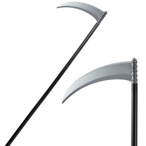 Joyfy Halloween Grim Reaper Scythe Accessories 52 inch Grim Reaper's Weapon for Halloween Party, Pretend Play Costume - 1 of 4