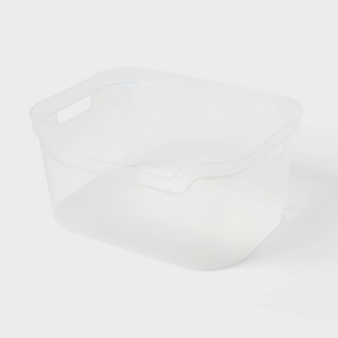 Large Open Front Storage Bin Clear - Brightroom™ : Target