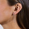 SHINE by Sterling Forever Chelsea CZ Chain Drop Stud Earrings - 2 of 4