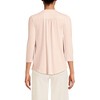 Lands' End Women's 3/4 Sleeve Lightweight Jersey Embellished Top - 2 of 4