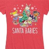 Women's - Rugrats - Santa Babies Short Sleeve Graphic T-Shirt - image 2 of 4