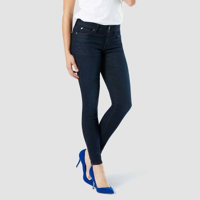 Denizen® From Levi'S® Women'S Mid-Rise Skinny Jeans - Blue Empire 6 Short :  Target
