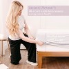 Nestl 100% Waterproof Quilted Mattress Pad Cover, Hypoallergenic Fitted Mattress Protectors, Upto 21-Inch Deep Pocket Fitted Mattress Cover - 3 of 4