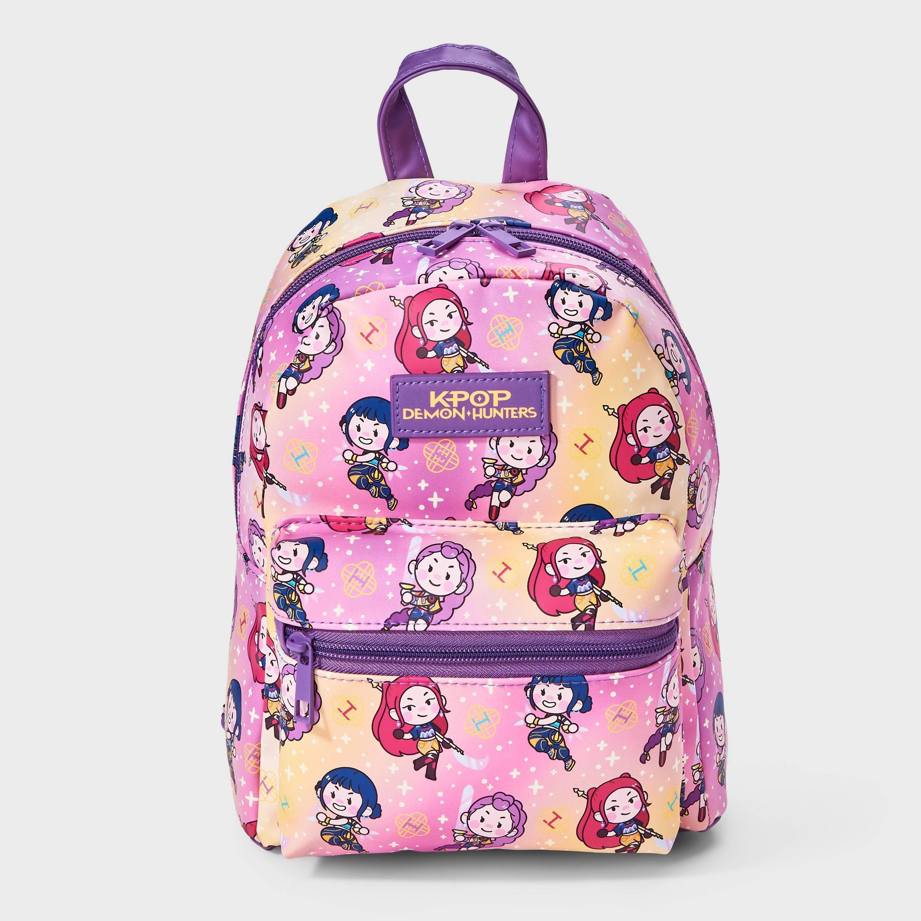 KPop Demon Hunters Mini Backpack - Pink/Purple