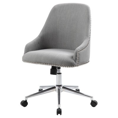 Carnegie Desk Chair Gray - Boss : Target