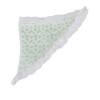 Unique Bargains Green Little Flower French Lace Triangle Bandana 1 Pc - 4 of 4