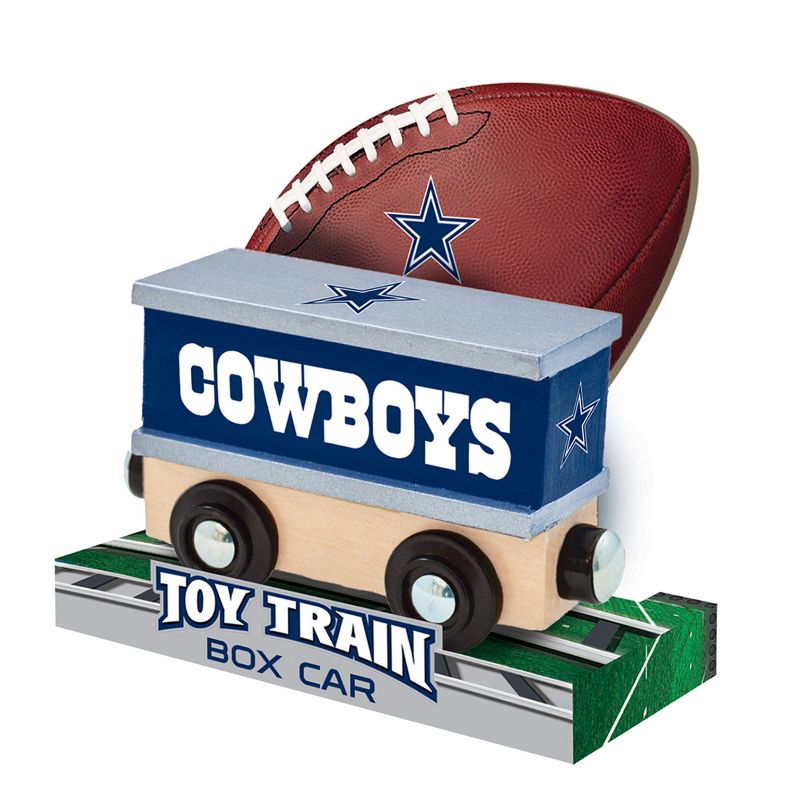 MasterPieces Wood Train Box Car - NFL Dallas Cowboys, 4 of 6