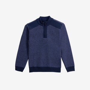 X RAY Boy's Fleece Quarter Zipper Sweater - 1 of 3