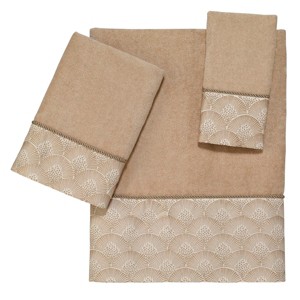 Avanti Deco Shell 3-Piece Towel Set - 1 of 3