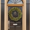 36" Prelit Flocked Crestwood Spruce Christmas Wreath with Pinecones and Berries - National Tree Company - image 2 of 4