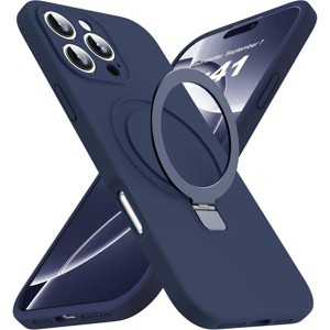 Entronix [Magnetic] Case Compatible with iPhone 16 Pro Max - Soft-Touch Liquid Silicone Gripstand - 1 of 4