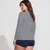 Lands' End Women's SunShade UPF 50 Long Sleeve Relaxed Rash Guard - 2 of 4