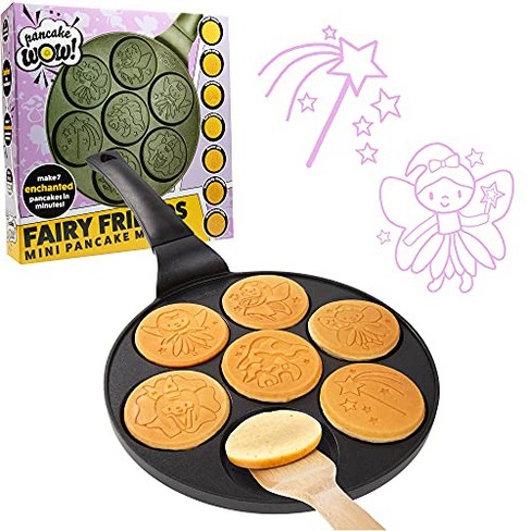 KRETAELY Pancake Pan 4 Cups Pancake Maker Nonstick Pancake Griddle With  PFOA Free Coating 10.5 Inch Mini Pancake Pan