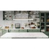 Savoy House Sheffield 5 - Light Chandelier in  White/Warm Brass - 4 of 4