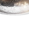 Progress Lighting Weldon 2-Light Flush Mount Ceiling Light in Black with Clear Seeded Glass - 2 of 4