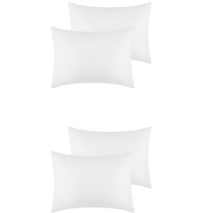 Unique Bargains Satin Easy Care and Wrinkle Envelope Closure Pillowcases Cover 4 Pcs - 1 of 4