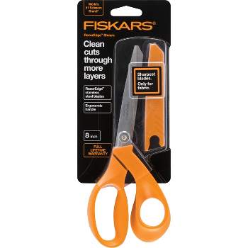 Premium Quality Fiskars Scissors Pinking Shears 23cm/9in Cutting Fabric  Right Handed Sewing Tools Crafts Supplies 