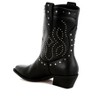 Equine Studded Embroidery Cowboy Boots - 3 of 4