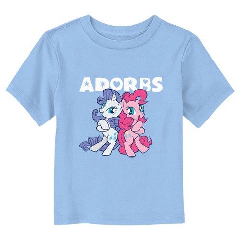 My Little Pony: Friendship is Magic Pinkie Pie and Rarity Adorbs  T-Shirt - Light Blue - 3T - image 1 of 3