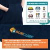 SUN CUBE Kids Changing Robe Surf Beach Towels, Quick Dry Wearable Towel Hood Pocket, Wetsuit Changing Cape for Toddler Boys Girls Teen 3-12 - 3 of 4