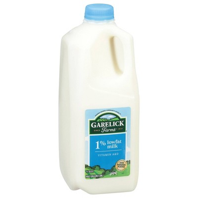 Garelick Farms 1% Lowfat Milk - 0.5gal