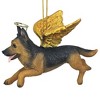 Design Toscano Honor the Pooch: German Shepherd Holiday Dog Angel Ornament - 4 of 4