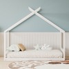 Twin Size House Bed with Headboard and Footboard for Kids - 2 of 4