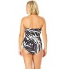 Women's Palm Chic Twist Front Shirred One Piece Swimsuit - 3 of 4