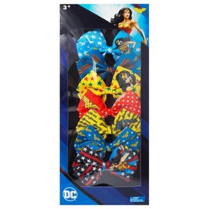 Wonder Woman 4inch Printed Hair Bows 7-Pack with Alligator Clips for Girls Ages 3+ - 1 of 4