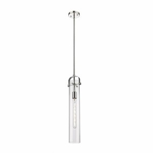 Innovations Lighting Pilaster 1 - Light Pendant in  Polished Nickel - 1 of 1