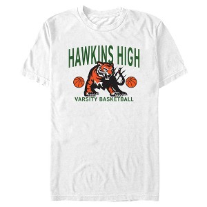 Mens Stranger Things Hawkins High Varsity Basketball T Shirt - 1 of 4
