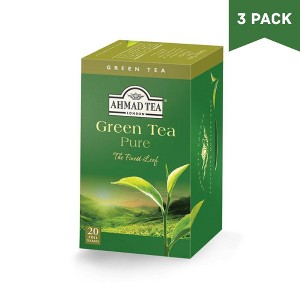 Ahmad Tea Pure Green Tea 20ct tea bags - Pack of 3 - 1 of 4