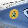 St. Norbert College Secondary Logo Automotive Car Refrigerator Locker Vinyl Circle Magnet - 3 of 4