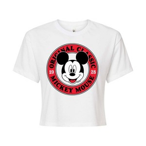 Women's - Disney - Mickey Original Classic Cropped Graphic T-Shirt - 1 of 4
