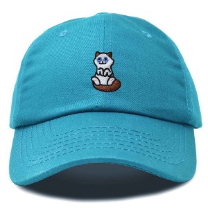 Dalix Ragdoll Cat Embroidered Cotton Dad Hat Cute Cat Lover Adjustable Baseball Cap for Everyday Style Womens - 1 of 4