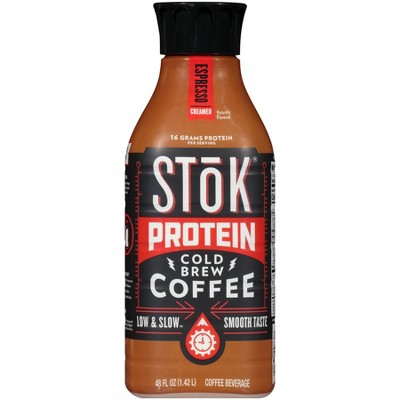 SToK Protein Espresso Cold Brew Coffee - 48 fl oz – BrickSeek