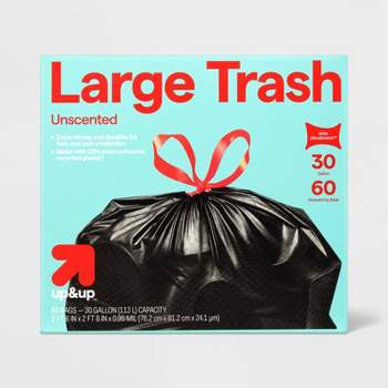 Large Drawstring Trash Bags - 30 Gallon - up & up™